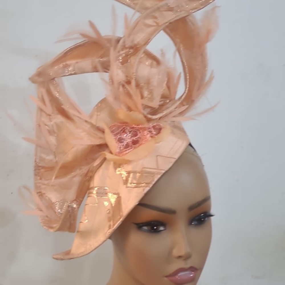 Elegant Peach Fascinator

REASONABLE OFFERS ACCEPTED